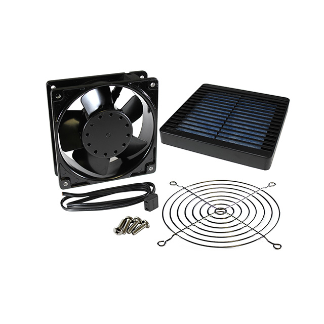 FAN KIT 120MM LT GRY 115VAC 5PCS