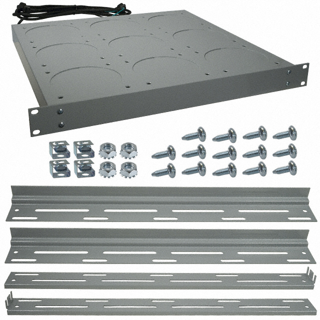 FAN TRAY ASSEMBLY METALLIC GRAY